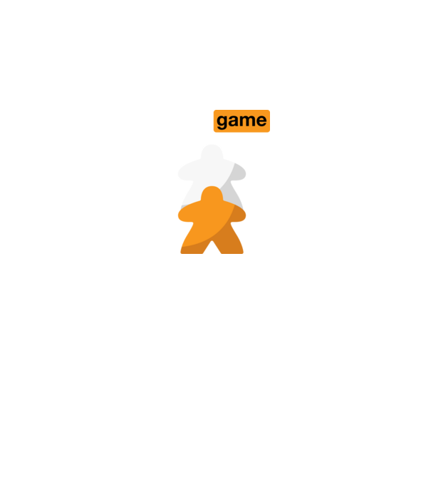 Board game minta fekete pólón