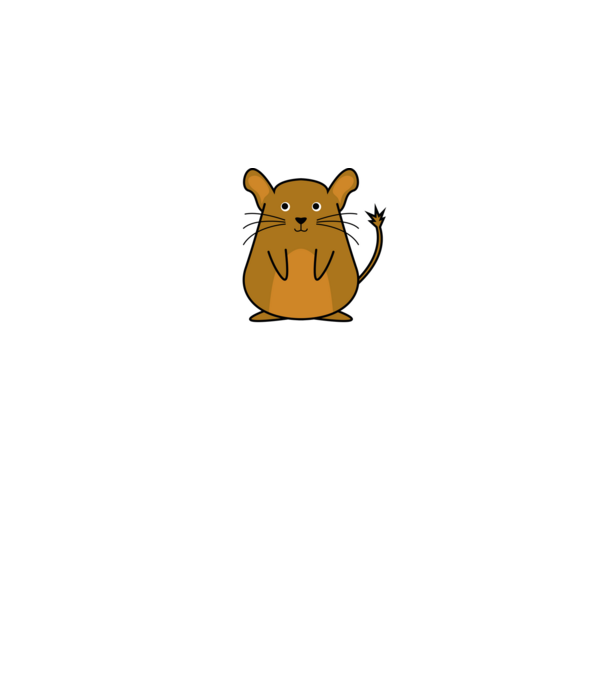 Mother of Degus minta fekete pólón