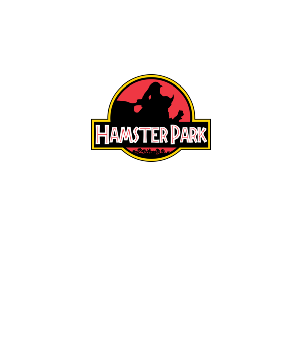 Hamster Park minta fekete pólón