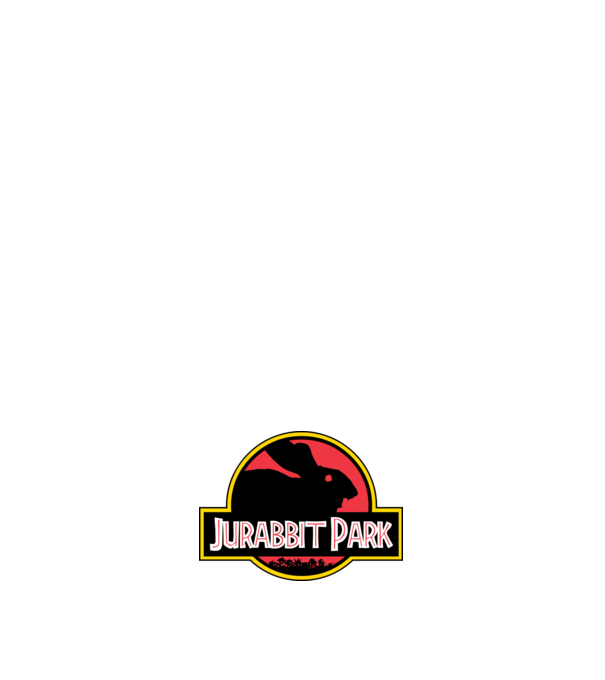 Jurabbit Park minta sötétkék pólón