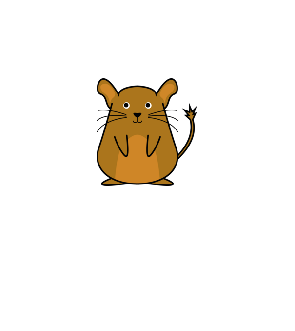 Degu minta sötétszürke pólón