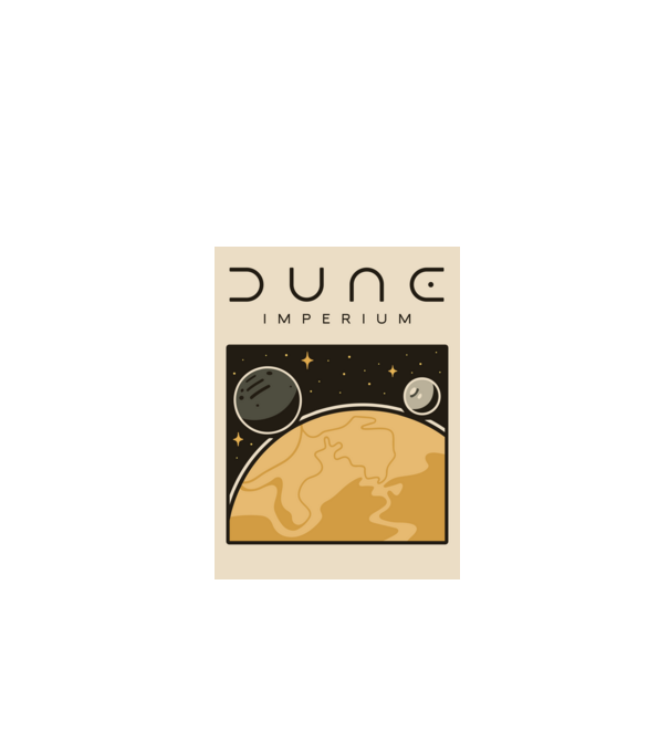 Dune: Imperium minta fekete pólón