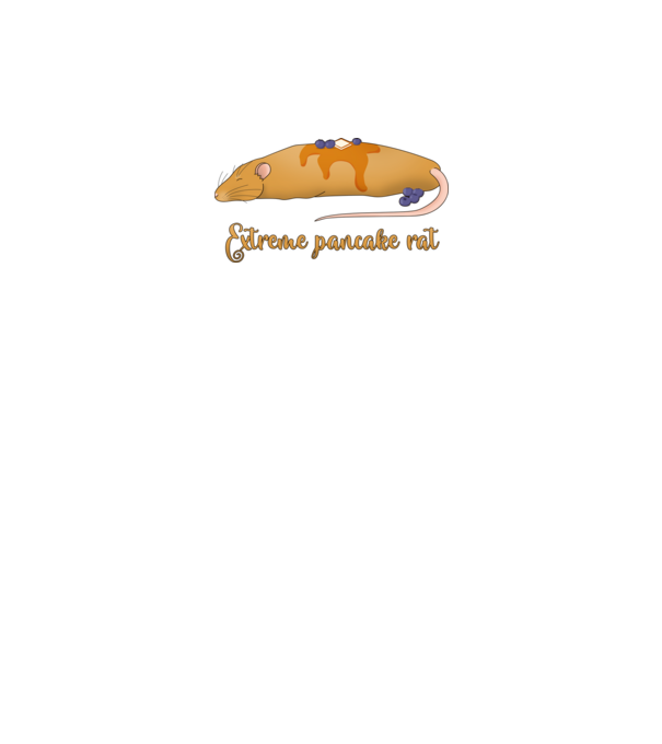 Extreme pancake rat minta szürke pólón