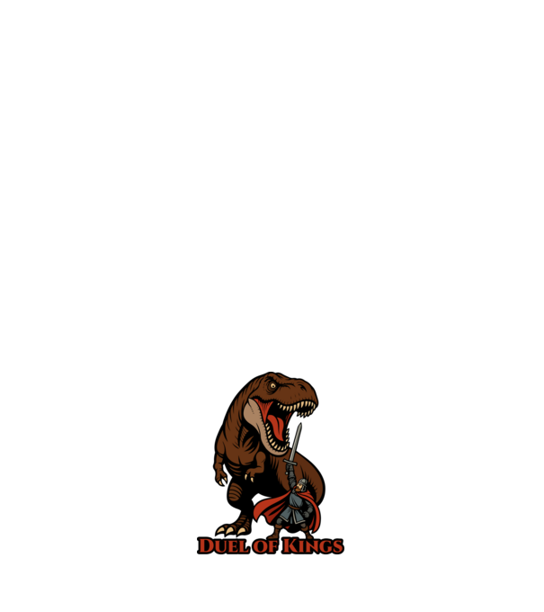 Duel of Kings minta zöld pólón