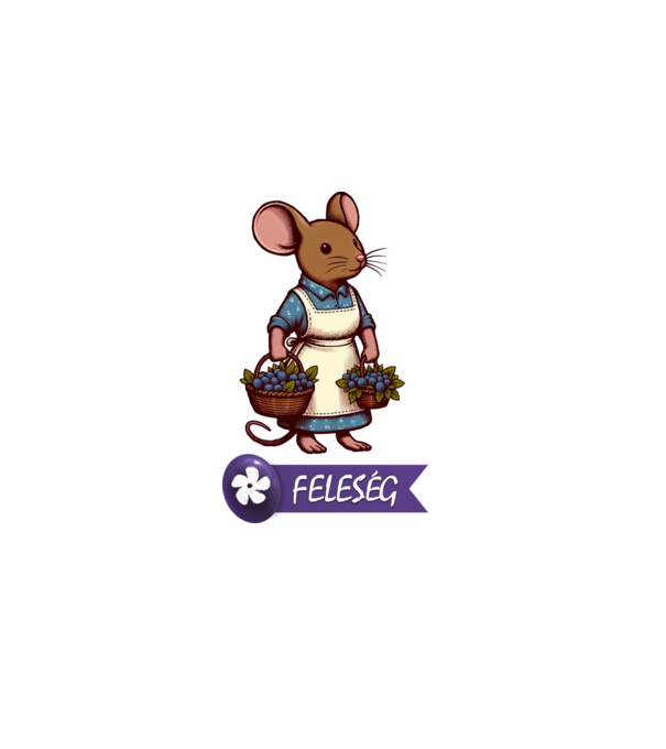 Everdell feleség minta fehér pólón