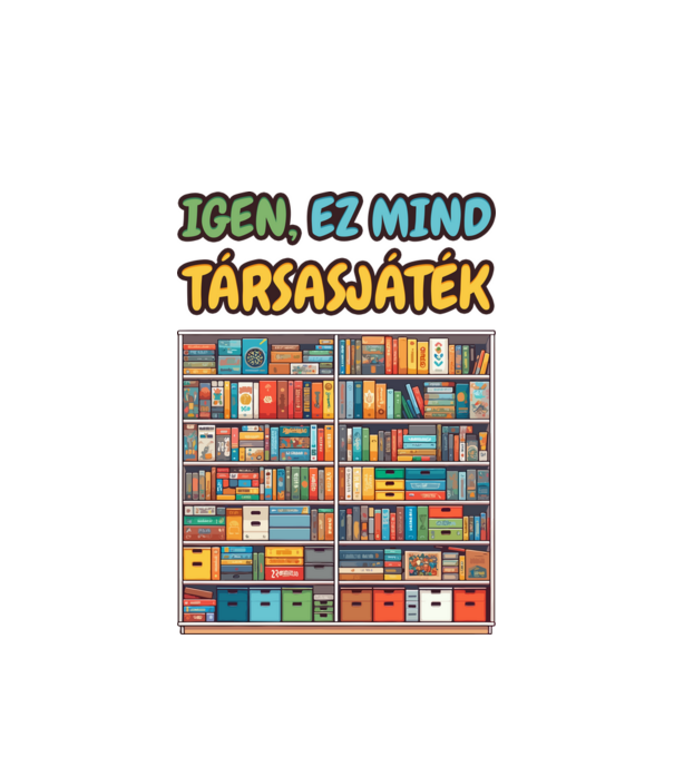 Igen, ez mind társasjáték minta fehér pólón