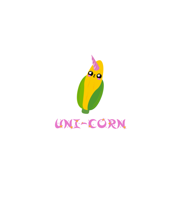 Uni-Corn minta fehér/piros pólón
