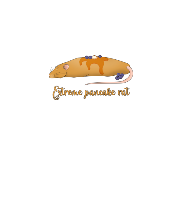 Extreme pancake rat minta szürke pólón