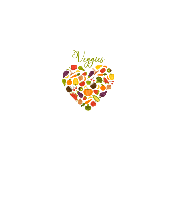Veggies minta fehér pólón