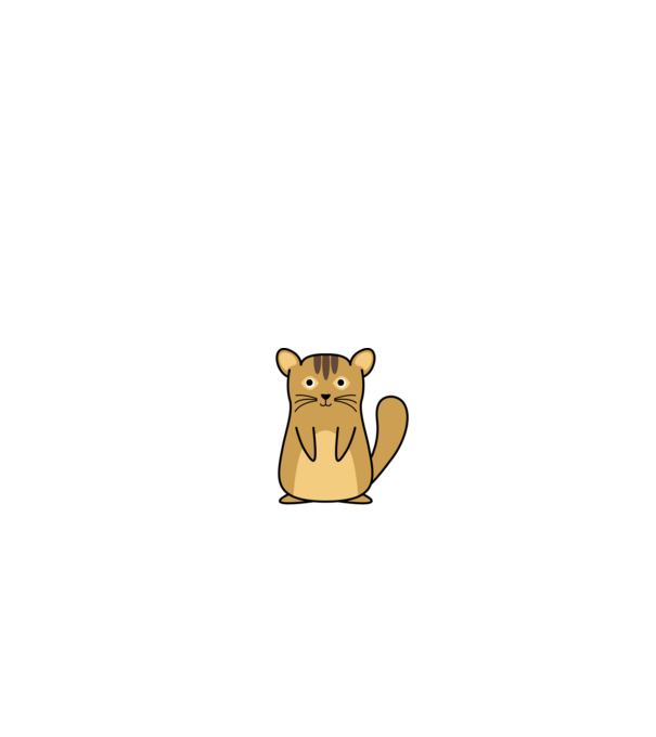 Mother of Chipmunks minta fehér pólón