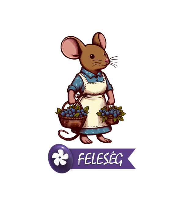 Everdell feleség minta fehér pólón