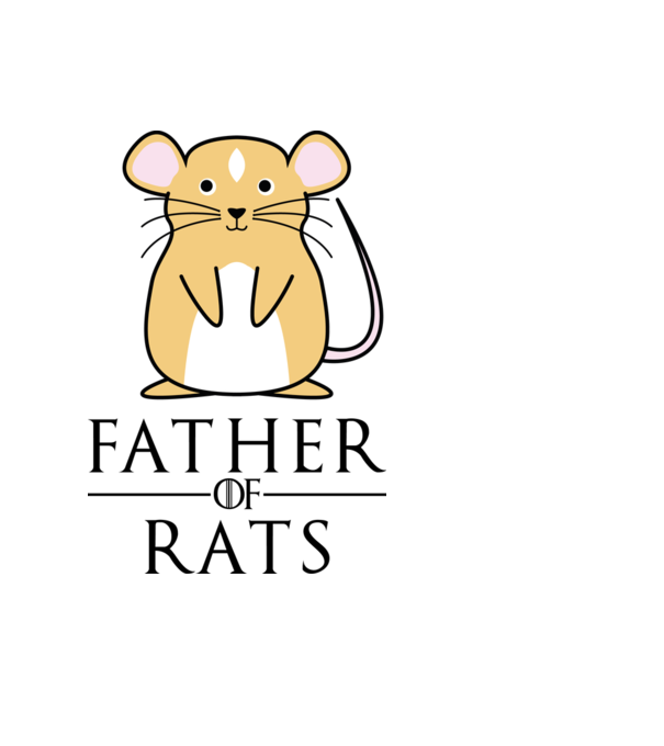 Father of Rats minta fekete pólón