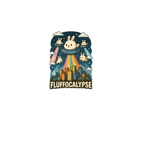 Fluffocalypse minta dusty pink pólón