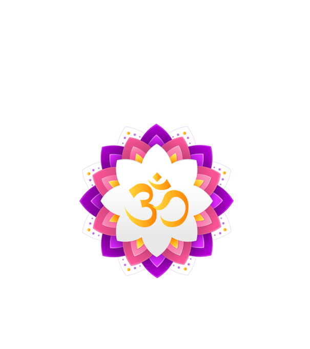 Lila mandala minta fekete pólón