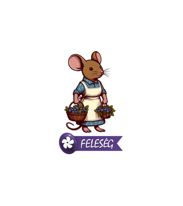 Everdell feleség minta fehér pólón
