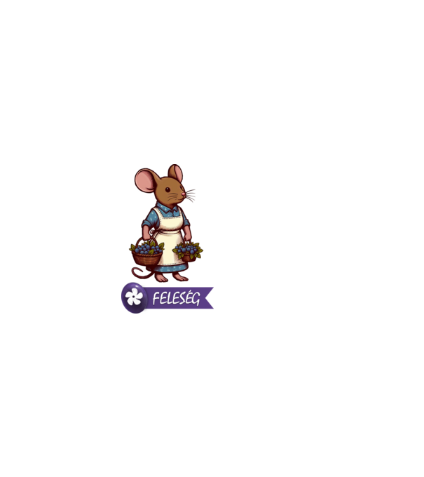 Everdell feleség minta fehér pólón