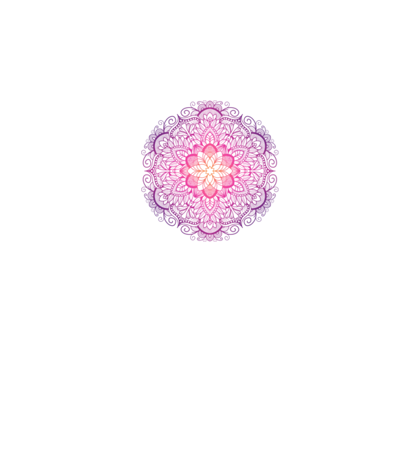 Mandala minta szürke pólón