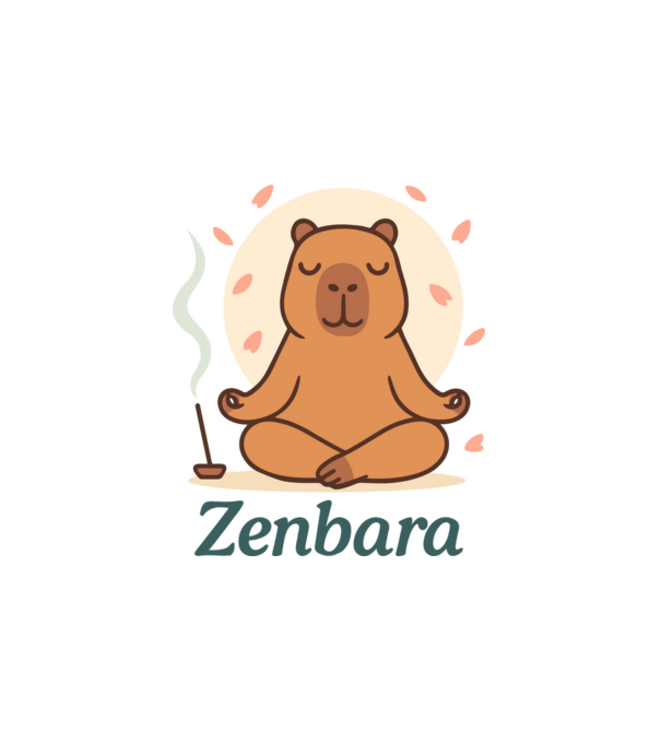 Zenbara minta fehér pólón