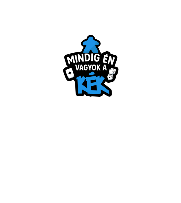 Mindig én vagyok a kék minta fekete pólón