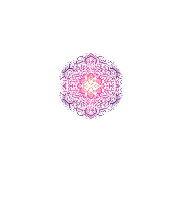 Mandala minta szürke pólón