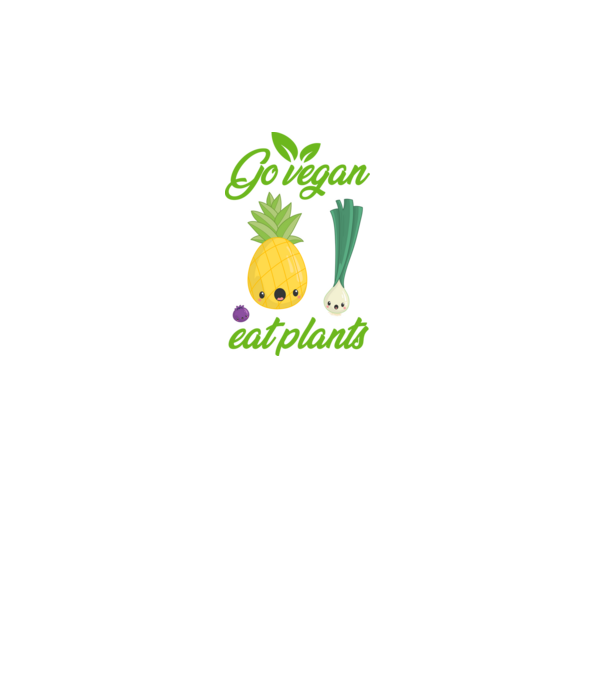 Go vegan minta türkiz pólón
