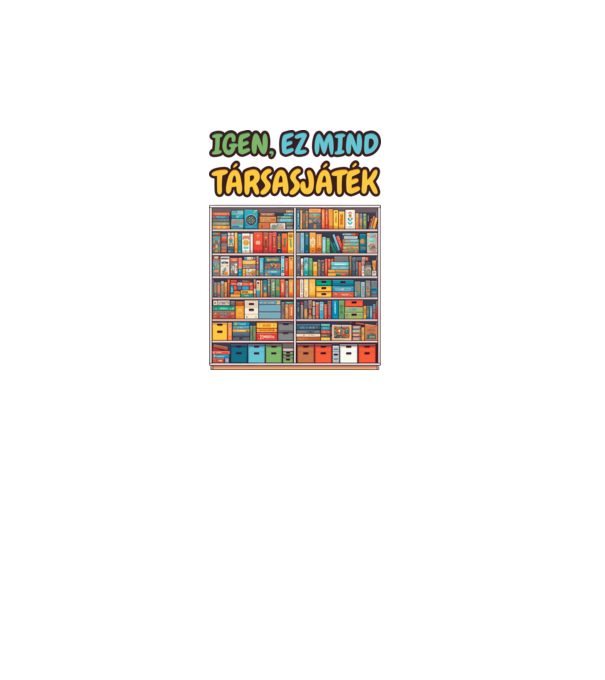 Igen, ez mind társasjáték minta fehér pólón