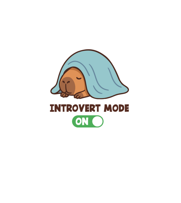Introvert mode minta fehér pólón