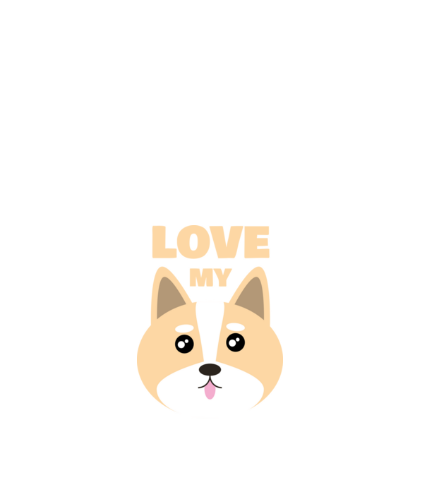Love my dog minta fehér pólón