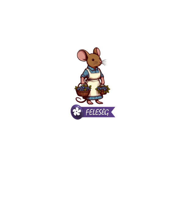 Everdell feleség minta fehér pólón