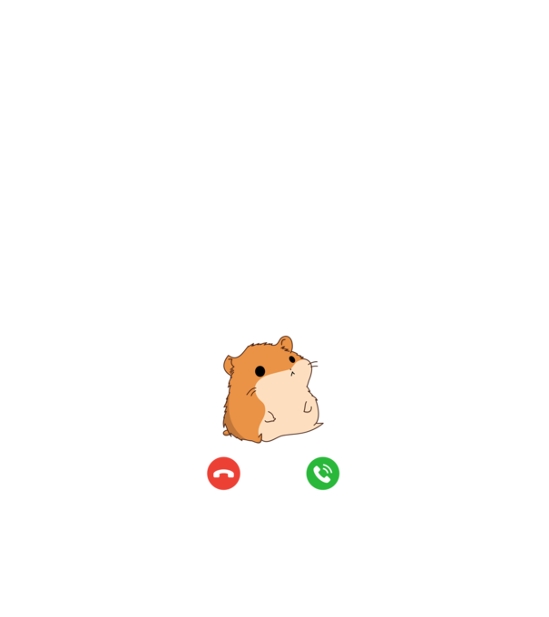 A hörcsögöm hív minta fekete pólón