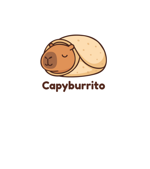 Capyburrito minta türkiz pólón
