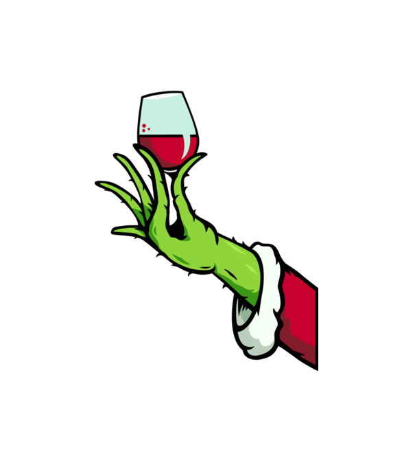 Christmas Wine minta fehér pólón