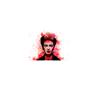Frida Kahlo minta fekete pólón