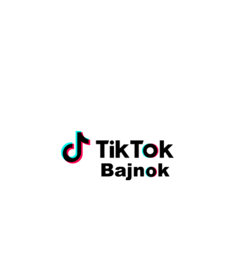 Tiktok bajnok minta fehér pólón