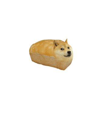 Doge minta szürke pólón