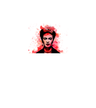 Frida Kahlo minta fekete pólón