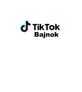 Tiktok bajnok minta fehér pólón