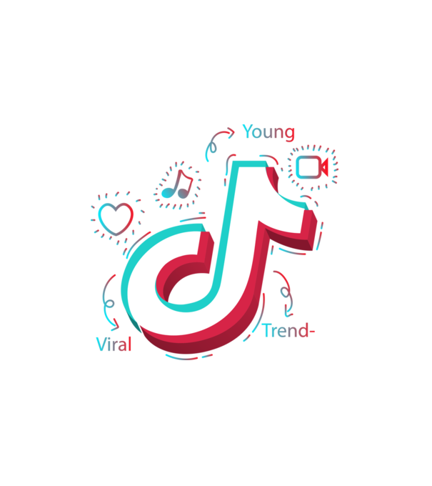 Tiktok minta fehér pólón