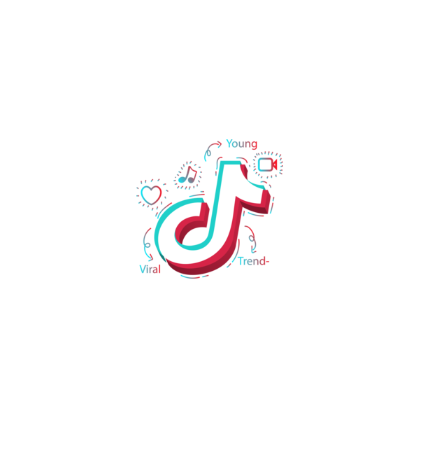 Tiktok minta szürke pólón