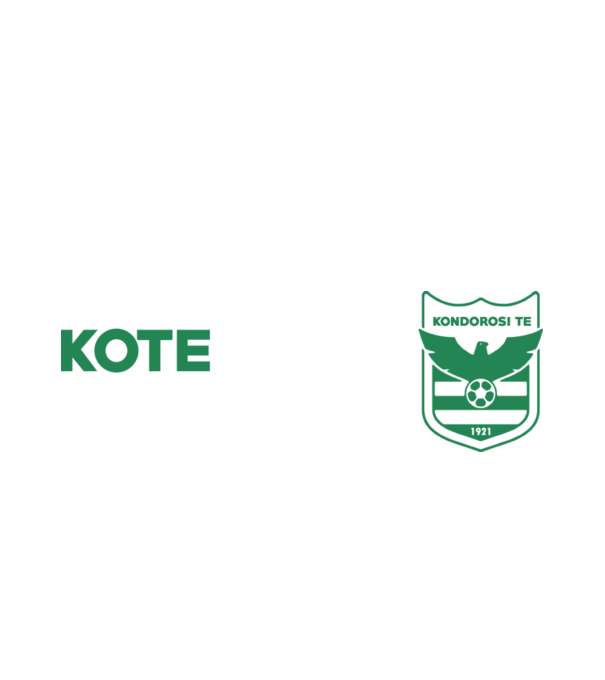 KOTE Új zöld címer minta fehér pólón