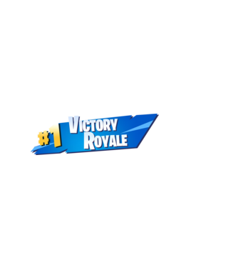 Fortnite Nyertes minta világos rózsaszín pólón