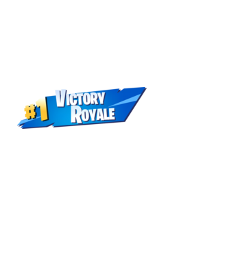Fortnite Nyertes minta fehér pólón