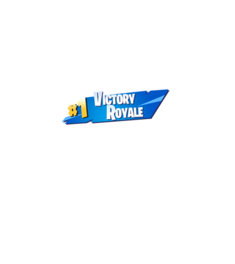 Fortnite Nyertes minta szürke pólón