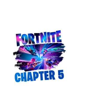 Fortnite - Chapter 5 minta világos rózsaszín pólón