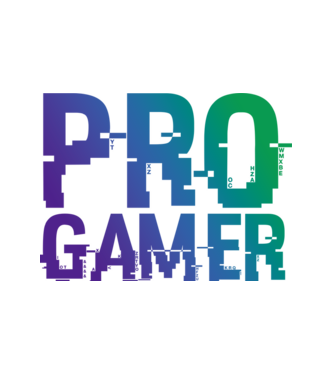 PRO GAMER minta fehér pólón