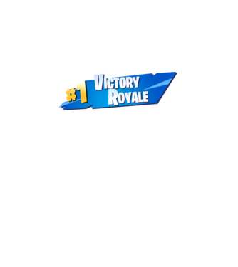 Fortnite Nyertes minta fehér pólón