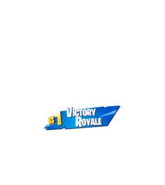Fortnite Nyertes minta fehér pólón