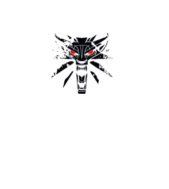 Witcher - Vaják minta fehér pólón