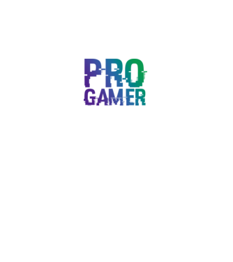 PRO GAMER minta fehér pólón
