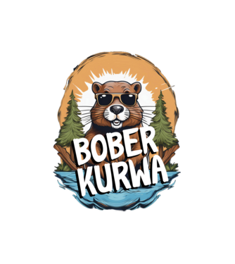 Bober kurwa minta fekete pólón